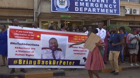 Zimbabwe Doctors March As Abducted Leader Still Missing Eye On Africa