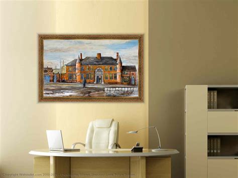 Paintings Reproductions Leek Police Station By Christopher William