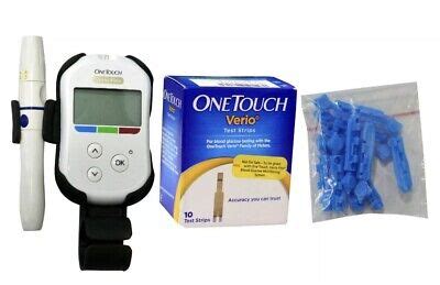 Onetouch Verio Flex Blood Glucose Monitoring System With Pack Of