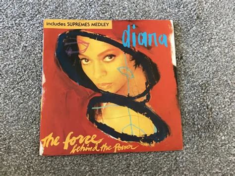 Diana Ross The Force Behind The Power 7” Vinyl Single Record 1991 4