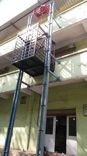 Stainless Steel Industrial Goods Elevator For Warehouses Capacity 7