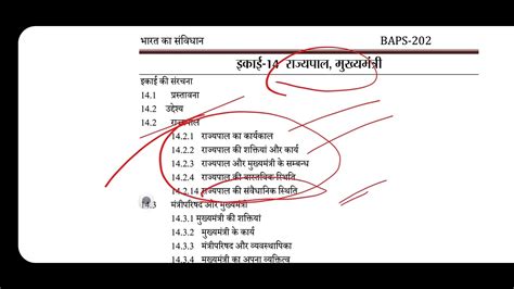Baps 202 भारतीय संविधान Unit Wise Expected Topic Questions For Ba