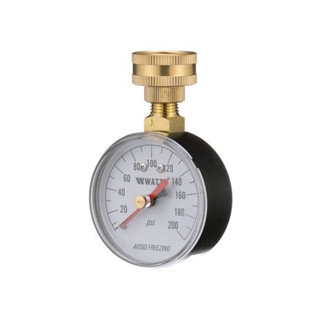 Watts Water Pressure Test Gauge Brass 34 In Mght Pressure Relief Valve