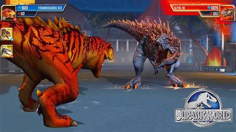 Dinosaur King T Rex Vs Boss Alpha 06 Jurassic Dinosaur Battle Jurassic World The Game Youtube