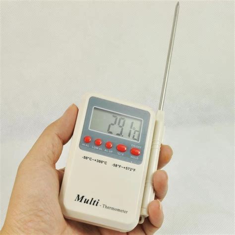Digital Thermometer LCD ST-9283B LCD Portable Digital Multi-Stem Probe: Buy Digital Thermometer ...