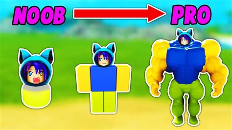 Going From Noob To Pro In Roblox Noob Simulator Youtube