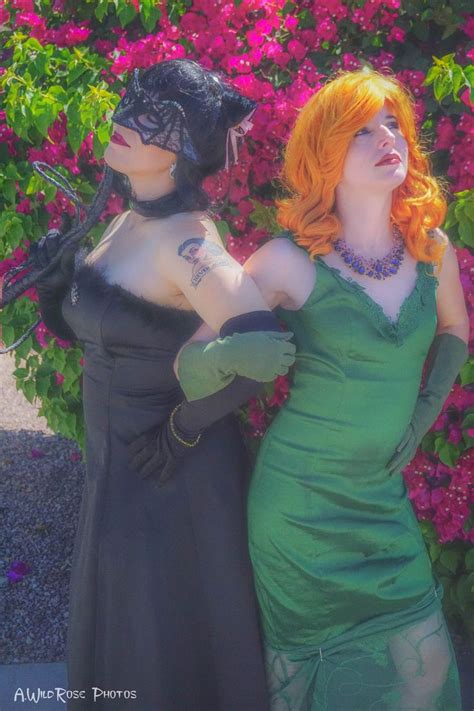 Formal Poison Ivy And Catwoman With Images Poison Ivy Catwoman