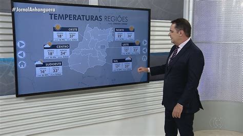 Frente Fria Deve Provocar Queda De Temperatura Nas Regiões Sul E Sudoeste De Goiás Mas Goiânia