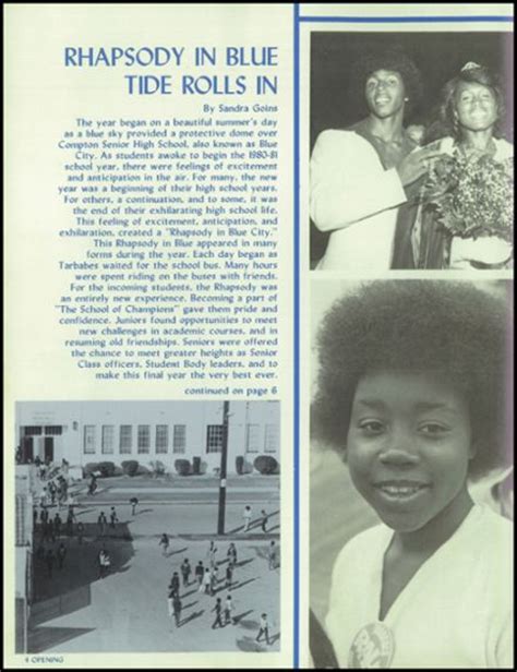 Explore 1981 Compton High School Yearbook Compton Ca Classmates