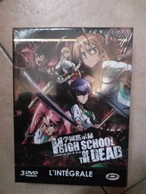 Dvd Manga Anime Lintégrale Gold Edition High School Of The Dead New