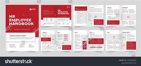 Hr Employee Handbook Design Employee Handbook Stock Vector Royalty Free Shutterstock
