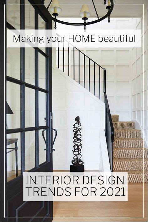 A Staircase With The Words Making Your Home Beautiful Interior Design