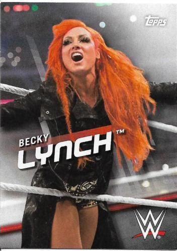 2016 Wwe Divas Revolution Wrestling Topps Becky Lynch No16 Pro
