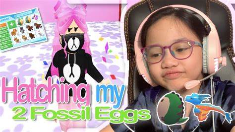 Hatching 2 Fossil Eggs Youtube