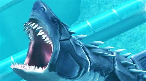 Jurassic World The Game Megalodon Max Level Final Form Youtube
