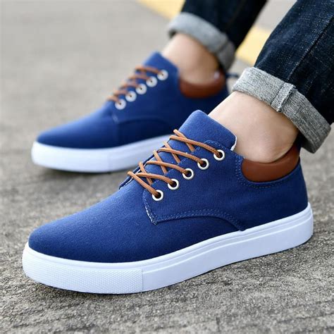 Merkmak Canvas Shoes Men Casual Shoes 2018 Spring Autumn Sneakers Lace