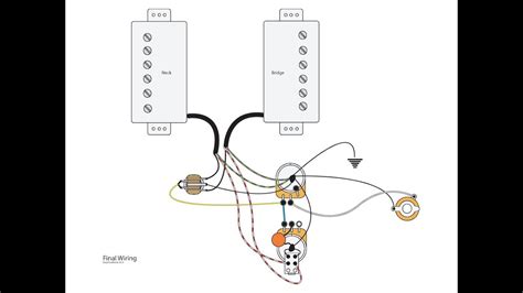 Guitar pickup engineering from irongear uk. Dual Humbuckers with Master Vol/Tone and Coil Splits - YouTube