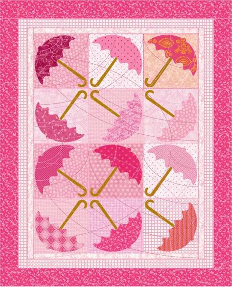 Baby Quilt Pattern Umbrella Quilt Pattern For Etsy Pink Quilts Girls My XXX Hot Girl