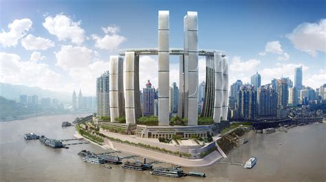 Construction Progressing On Raffles City Chongqing