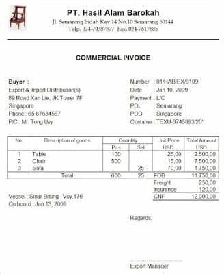 Untuk masalah format atau bentuknya sama saja dengan surat resmi lain yaitu terdiri dari kop surat, judul surat, isi surat dan penutup. Manajemen Ekspor Impor: Dokumen Ekspor Impor