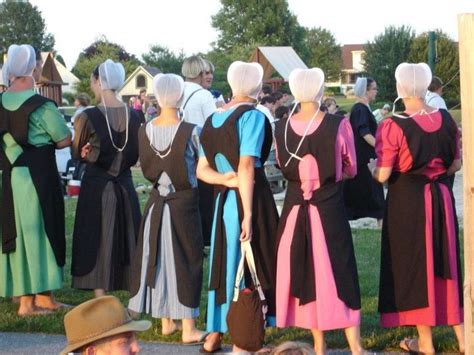 Different Colored Amish Dressesfor Many Years The Accepted Wear For