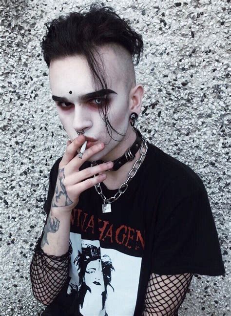 Cyber Goth Makeup Men