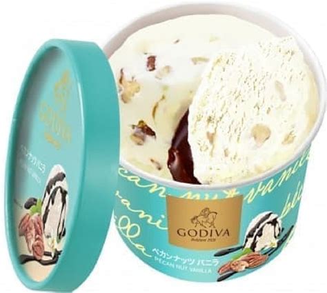 Godiva Ice Cream Pecan Nut Vanilla And Hazelnut Praline At