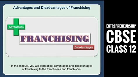 Advantages And Disadvantages Of Franchising Enterprise Growth
