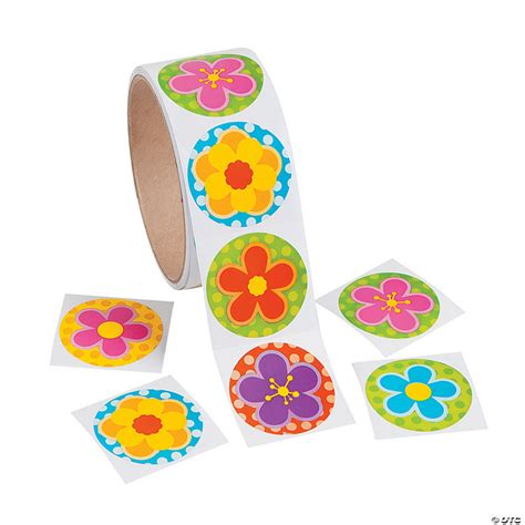 Spring Bright Flower Stickers