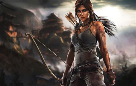 Обои Tomb Raider Lara Croft Square Enix Crystal Dynamics лара крофт