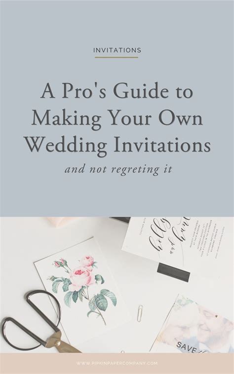 How To Make Wedding Invitations Pipkin Paper Company