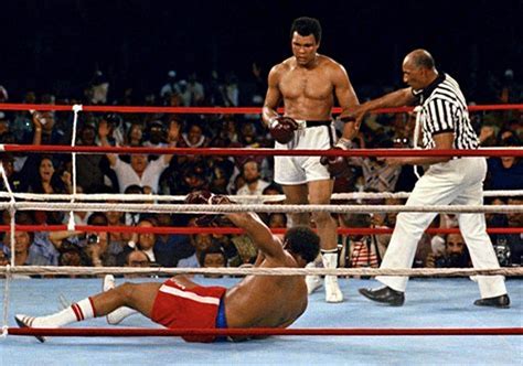 Muhammad Ali Defeating George Foreman