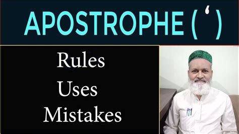 V Apostrophe Rules Uses Mistakes Apostrophe Of Possession