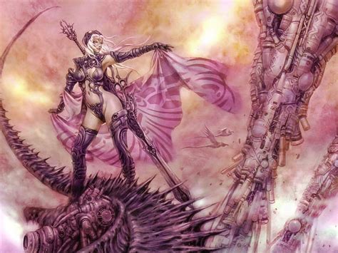 X Px Free Download Hd Wallpaper Anime Babes Dragons Fantasy Girl Original Sci