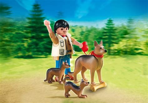 Playmobil Set 5211 German Shepherd With Puppies Klickypedia