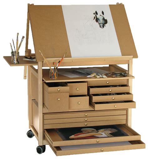The Artist's Studio Unit - The Taboret | Small art studio, Art furniture, Art studio storage