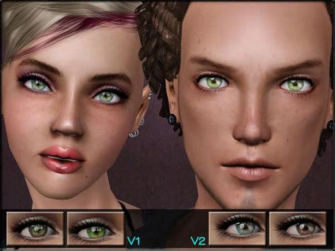 Shojoangels Eyeset19 Sims 3 Makeup Shiny Eyes Sims Community
