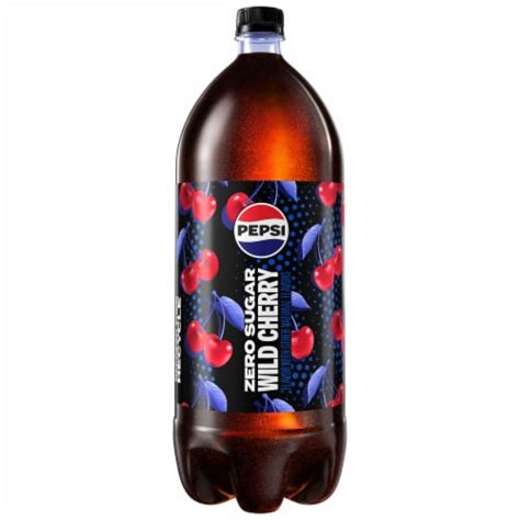 Pepsi Cola Wild Cherry Zero Sugar Soda Bottle 2 Liter Kroger