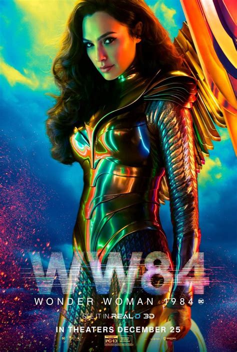 Wonder Woman 1984 2020 Poster Dceu Dc Extended Univer
