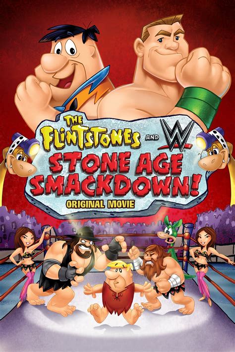 The Flintstones And Wwe Stone Age Smackdown 2015 The Poster