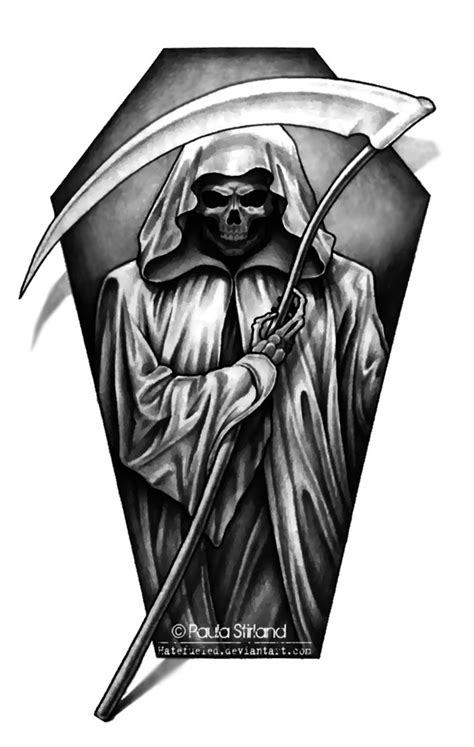Get Reapeded By Hatefueled On Deviantart Reaper Tattoo Grim Reaper