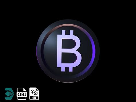 Bitcoin Low Poly 3d Model Uplabs