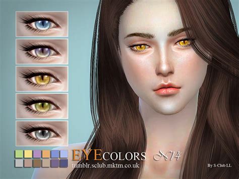 The Sims Resource S Club Ll Thesims4 Eyecolors 14