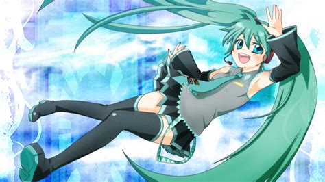 The headphones will also come with mobile app support, including sound effect control and 4 different light modes (solid, rhythm, breathing, and flash). hatsune miku headphones skirt thighhighs twintails vocaloid | konachan.com - Konachan.com Anime ...