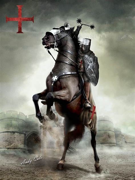 Pin By Andy Cole On Crusader Knight On Horse Medieval Knight