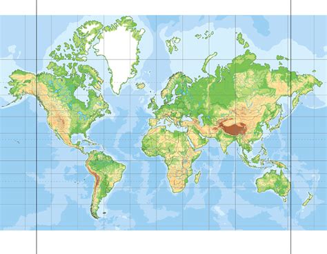 World Physical Map 1 Blank Map Quiz Game