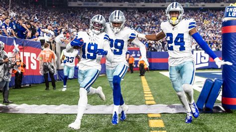 Dallas Cowboys' Dominating 40-0 Victory Over New York Giants