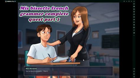 Summertime Saga Miss French Grammar Quest Complete Video V0182 Youtube
