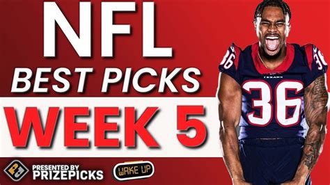 Best Week 5 Nfl Player Picks On Prizepicks Nfl Pickem Best Picks