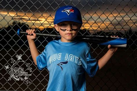 Lil' Slugger Jayden looks awesome during this late evening Tee Ball ...